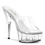 Delight-601 peeptoe pump met plateau wit Delight-601 peeptoe pump met plateau wit